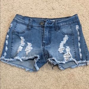 EUC work 1x denim shorts